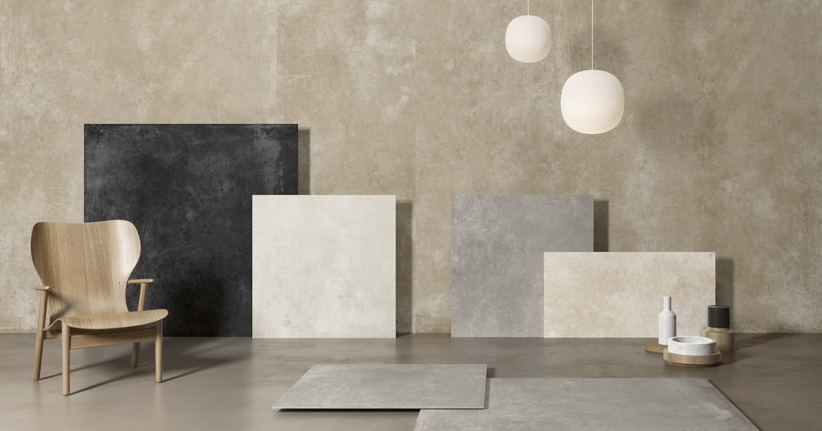 Con Crea Cement Resin Effect Porcelain Floor Tiles