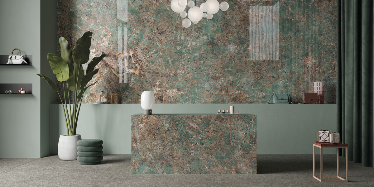 Big Porcelain Slabs Ultra Marmi Amazonite Marble Effect Big Porcelain Slabs Ultra Marmi Amazonite Marble Effect